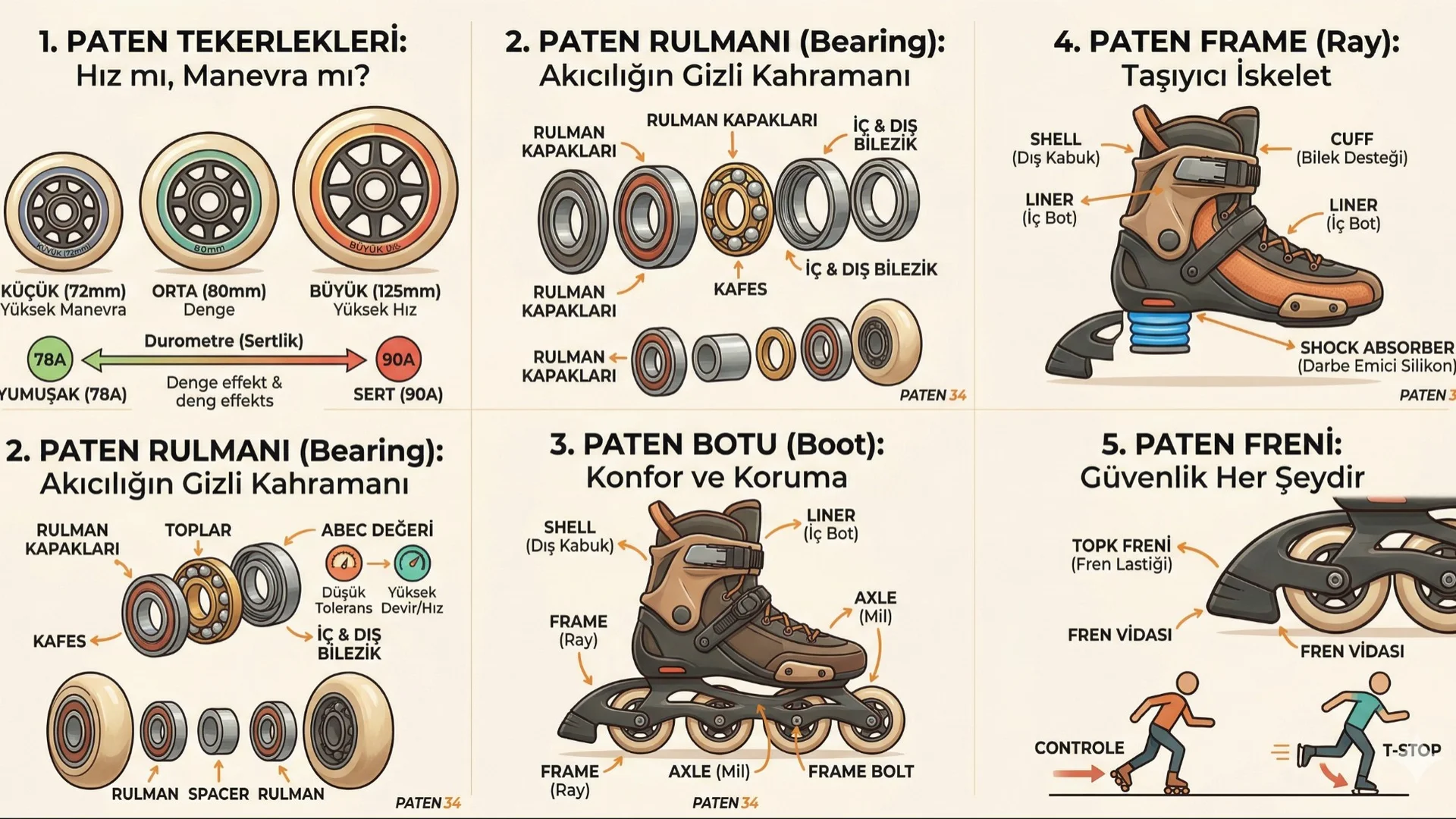 Paten Araçları ve Teknik Özellikleri | Paten Dersi 34